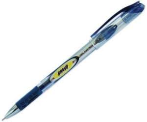 Ручка Berlingo гелевая Bravo 0,5 мм, (игольчатый пишущий узел), черная