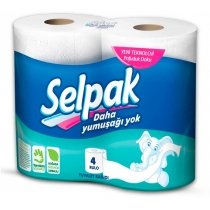 бумага туалетная Selpak 4 шт/уп